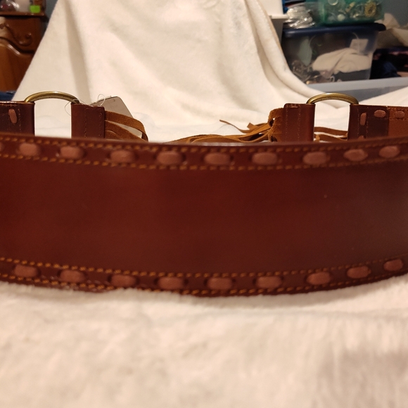 NWT! NORDSTROM COGNAC BELT Sz L/XL - Picture 4 of 13
